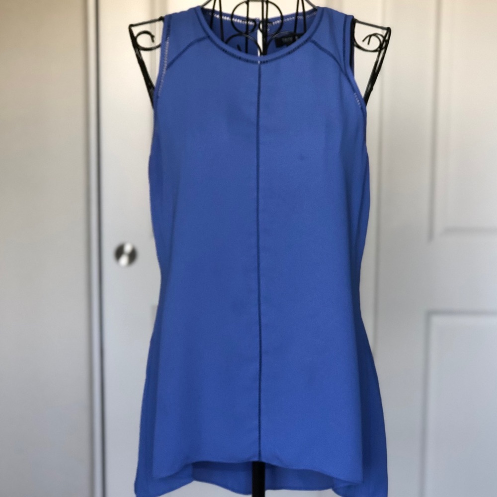 WHBM High Low Hem Sleeveless Blouse